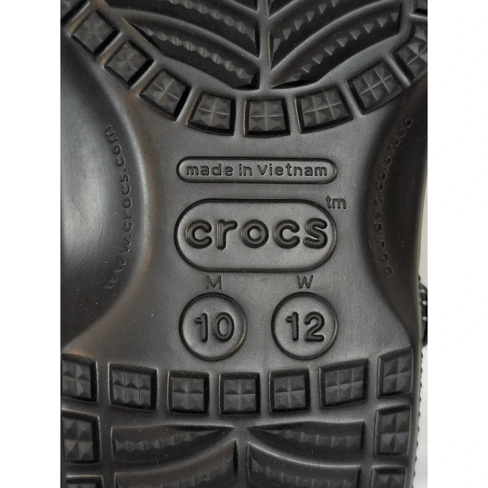 Crocs Nightmare Before Christmas Jack Skellington Clogs M10 W12 NWT